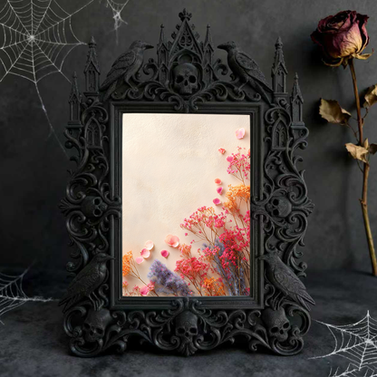 TikTok-famous Gothic Dark Frame | Gothic Halloween Porch Decor, Lightweight