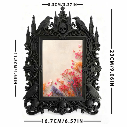 TikTok-famous Gothic Dark Frame | Gothic Halloween Porch Decor, Lightweight