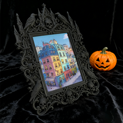 Shop-best-seller Gothic Dark Frame | Dark Art Tattoo Flash Decor, Display-grade