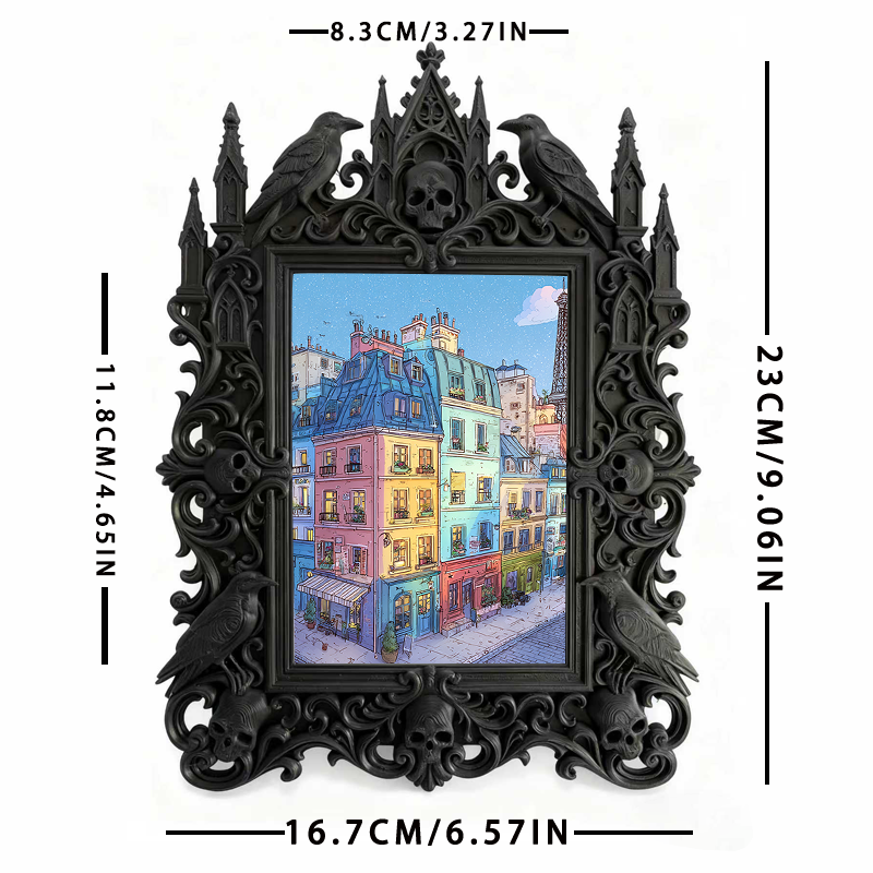 Shop-best-seller Gothic Dark Frame | Dark Art Tattoo Flash Decor, Display-grade