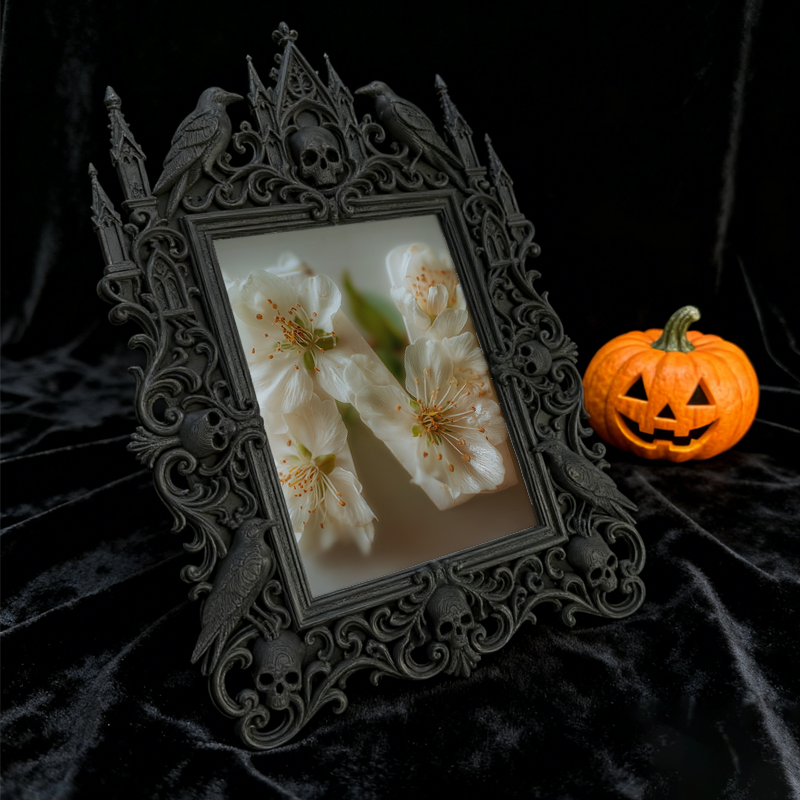 Bestselling-essential Gothic Dark Frame | Gothic Coffee Shop Booth Decor, Elegant