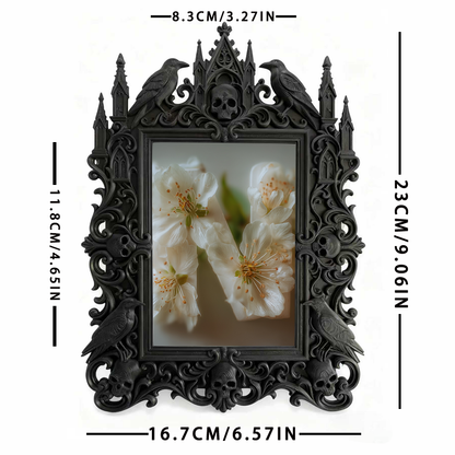 Bestselling-essential Gothic Dark Frame | Gothic Coffee Shop Booth Decor, Elegant