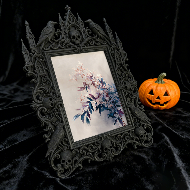 High-demand-gem Gothic Dark Frame | Witchy Full Moon Altar Decor, Creative