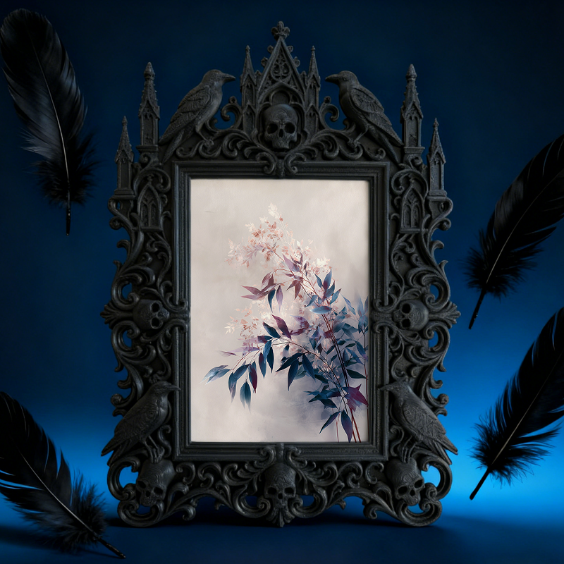 High-demand-gem Gothic Dark Frame | Witchy Full Moon Altar Decor, Creative