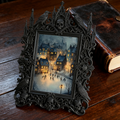 Gothic Dark Frame | Gothic Bar Counter Decor, Photo Holder, Waterproof Plastic Frame