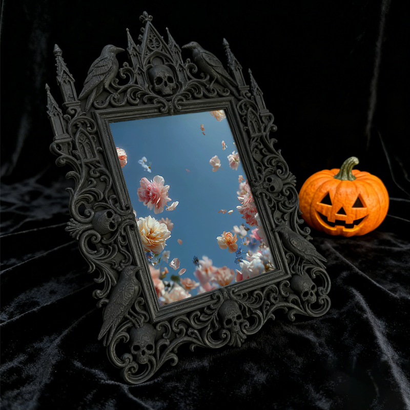 Gothic Dark Frame | Bar Lounge Corner Decor, Photo Ornament, Waterproof Plastic