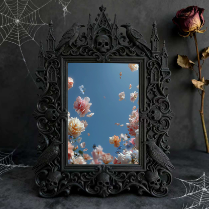 Gothic Dark Frame | Bar Lounge Corner Decor, Photo Ornament, Waterproof Plastic