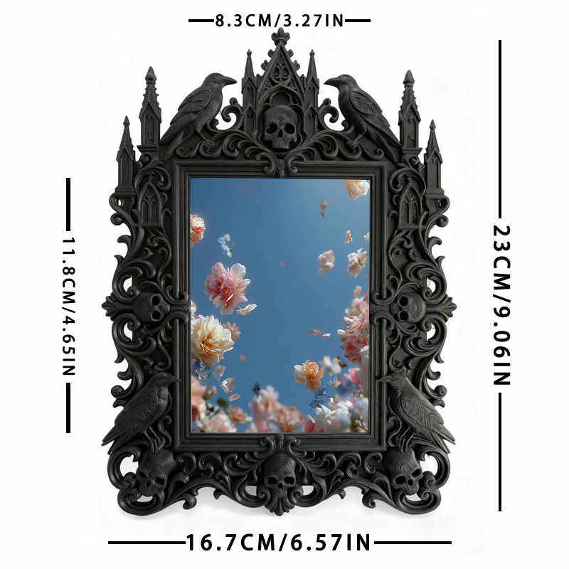 Gothic Dark Frame | Bar Lounge Corner Decor, Photo Ornament, Waterproof Plastic