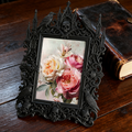 Gothic Dark Frame | Speakeasy Bar Ornament, Photo Display Frame, Waterproof Plastic