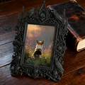 Gothic Dark Frame | Vampire Bar Counter Decor, Photo Display, Waterproof Plastic Frame
