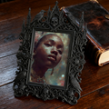 Gothic Dark Frame | Gothic Bar Corner Prop, Wall-mountable/Desktop, Waterproof Plastic