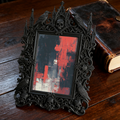 Gothic Dark Frame | Bar Photo Display Frame, Waterproof Plastic, Dual-use Decor