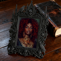Gothic Dark Frame | Gothic Bar Counter Ornament, Photo Display, Waterproof Plastic
