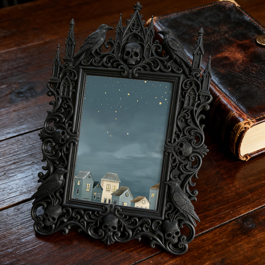 Gothic Dark Frame | Bar Counter Dual-use Frame, Photo Holder, Waterproof Plastic