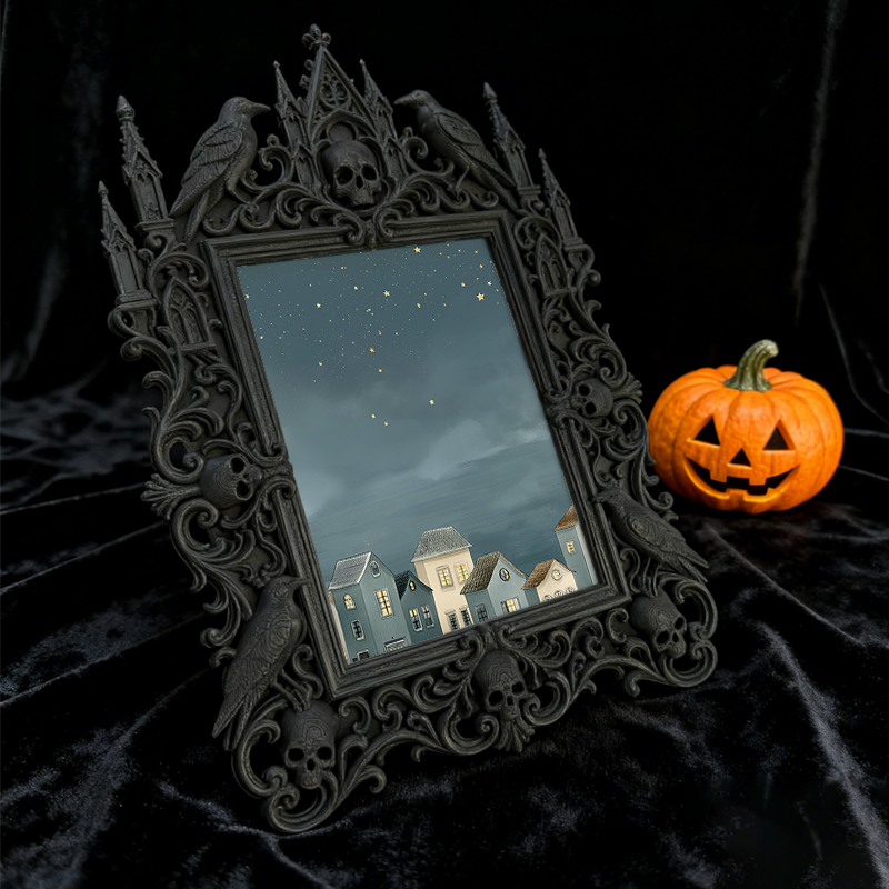 Gothic Dark Frame | Bar Counter Dual-use Frame, Photo Holder, Waterproof Plastic