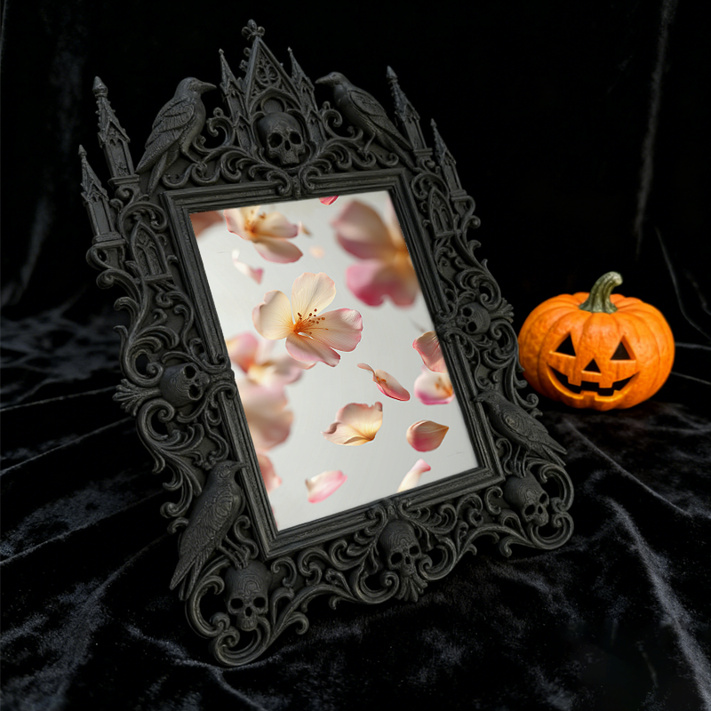 Gothic Dark Frame | Dark-style Bar Photo Prop, Wall/Desktop, Waterproof Plastic Frame