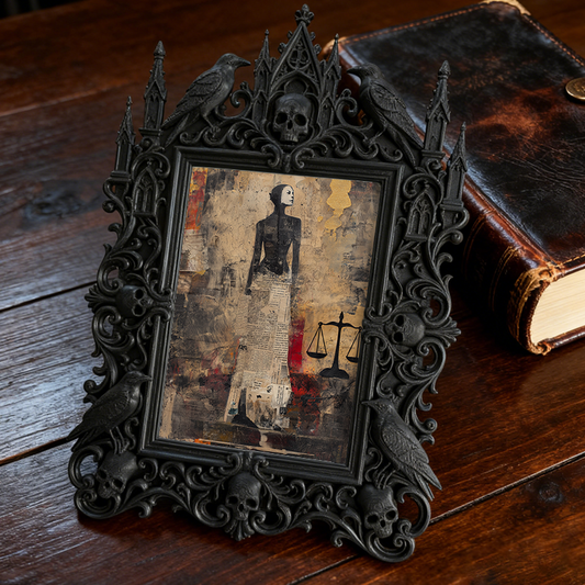 Gothic Dark Frame | Bar Counter Photo Display, Wall/Desktop, Waterproof Plastic
