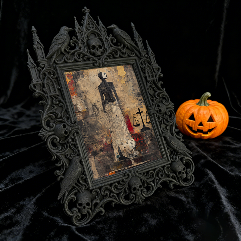 Gothic Dark Frame | Bar Counter Photo Display, Wall/Desktop, Waterproof Plastic