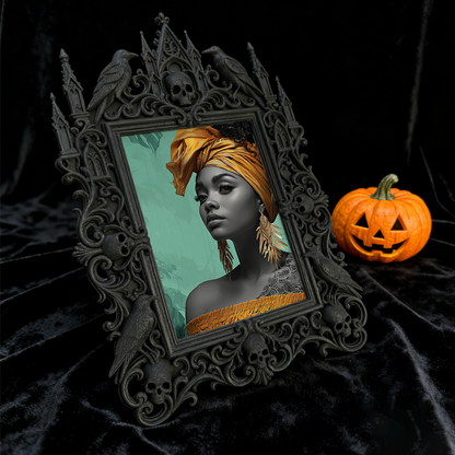 Gothic Dark Frame | Bar Counter Dual-use Frame, Photo Holder, Waterproof Plastic