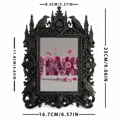 Gothic Dark Frame | Punk Bar Counter Decor, Photo Ornament, Waterproof Plastic
