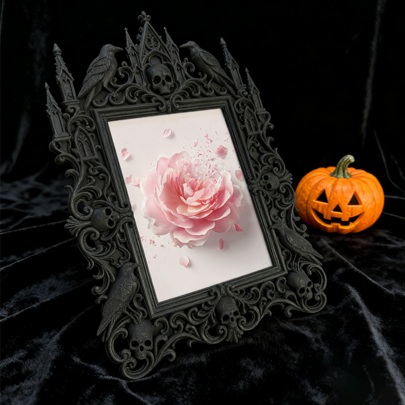 Gothic Dark Frame | Underground Bar Photo Ornament, Wall/Desktop, Waterproof Plastic