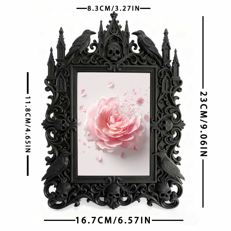 Gothic Dark Frame | Underground Bar Photo Ornament, Wall/Desktop, Waterproof Plastic