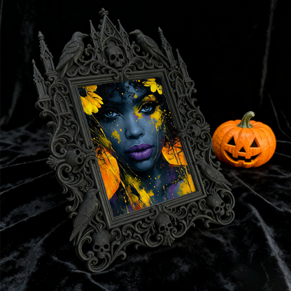 Gothic Dark Frame | Cocktail Lounge Photo Prop, Wall/Tabletop, Waterproof Plastic