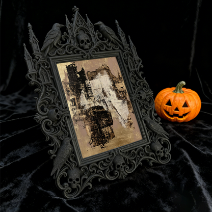 Gothic Dark Frame | Gothic Bar Booth Decor, Photo Ornament, Wall/Tabletop, Waterproof Plastic