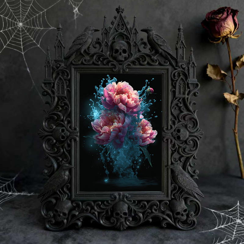 Gothic Dark Frame | Bar VIP Area Decor, Photo Ornament, Waterproof Plastic Frame