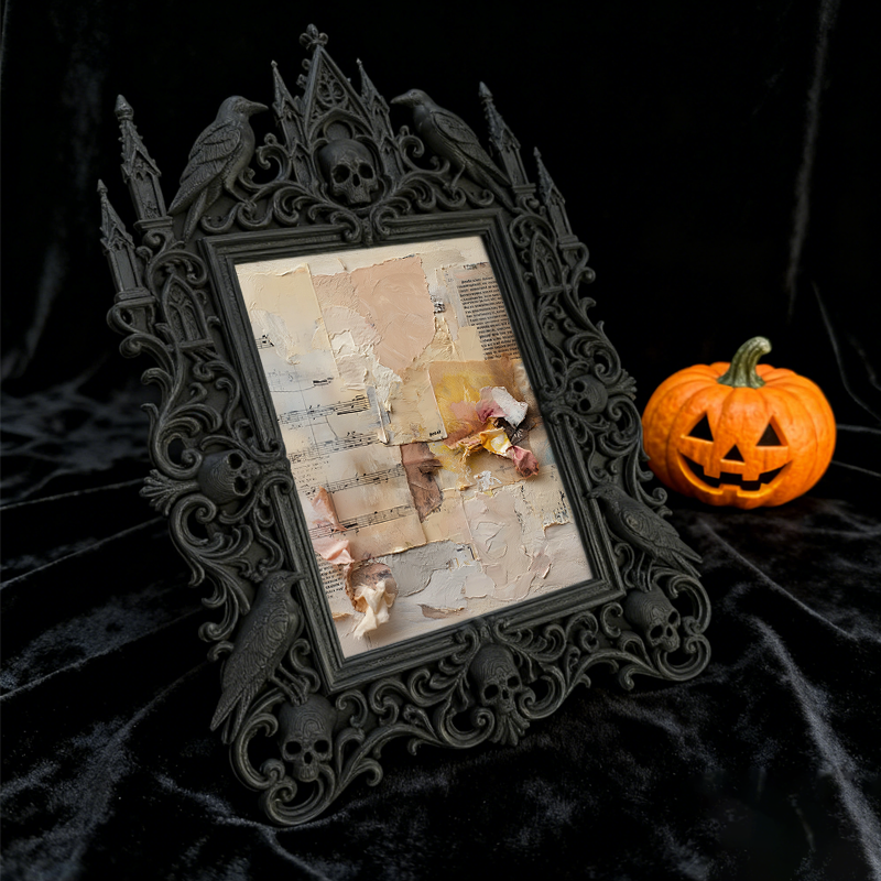 Gothic Dark Frame | Cocktail Bar Booth Photo Prop, Waterproof Plastic Frame