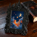 Gothic Dark Frame | Gothic Bar Countertop Ornament, Photo Display, Waterproof Plastic