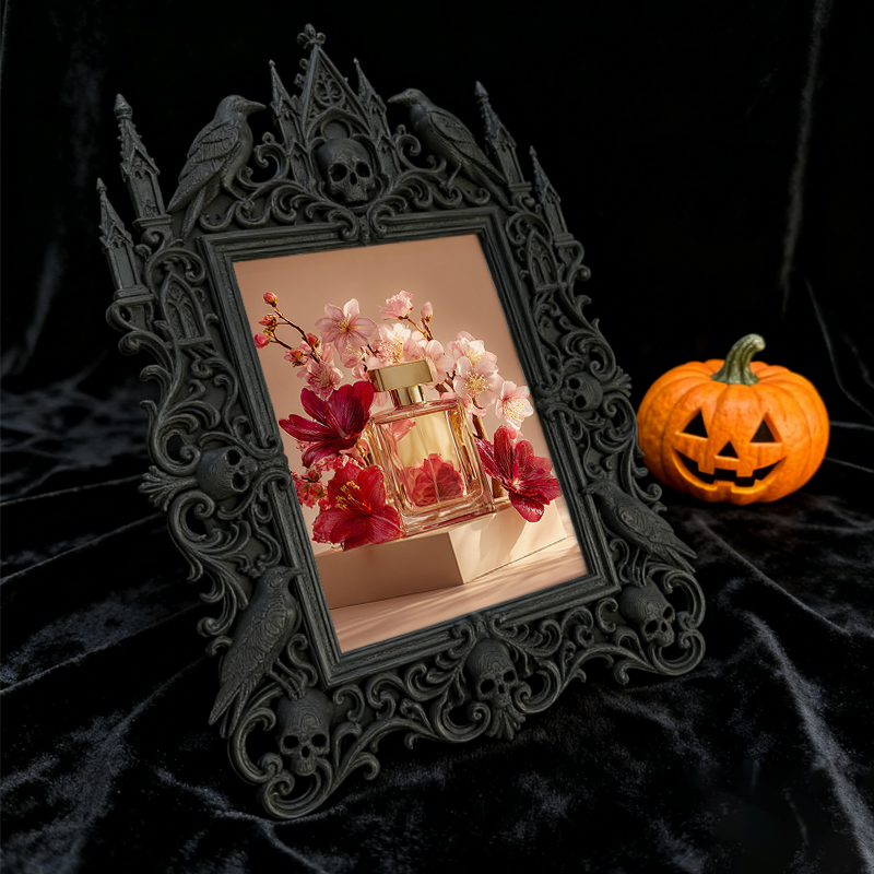 Gothic Dark Frame | Bar Exit Corner Photo Frame, Waterproof Plastic, Dual-use