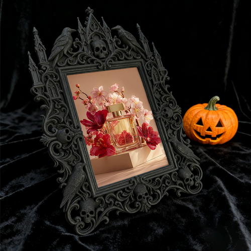 Gothic Dark Frame | Bar Exit Corner Photo Frame, Waterproof Plastic, Dual-use