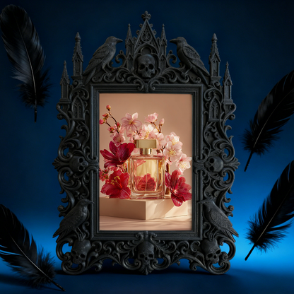 Gothic Dark Frame | Bar Exit Corner Photo Frame, Waterproof Plastic, Dual-use