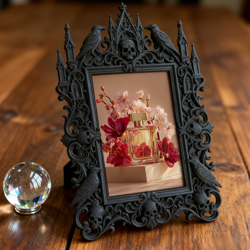 Gothic Dark Frame | Bar Exit Corner Photo Frame, Waterproof Plastic, Dual-use