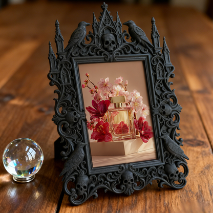 Gothic Dark Frame | Bar Exit Corner Photo Frame, Waterproof Plastic, Dual-use