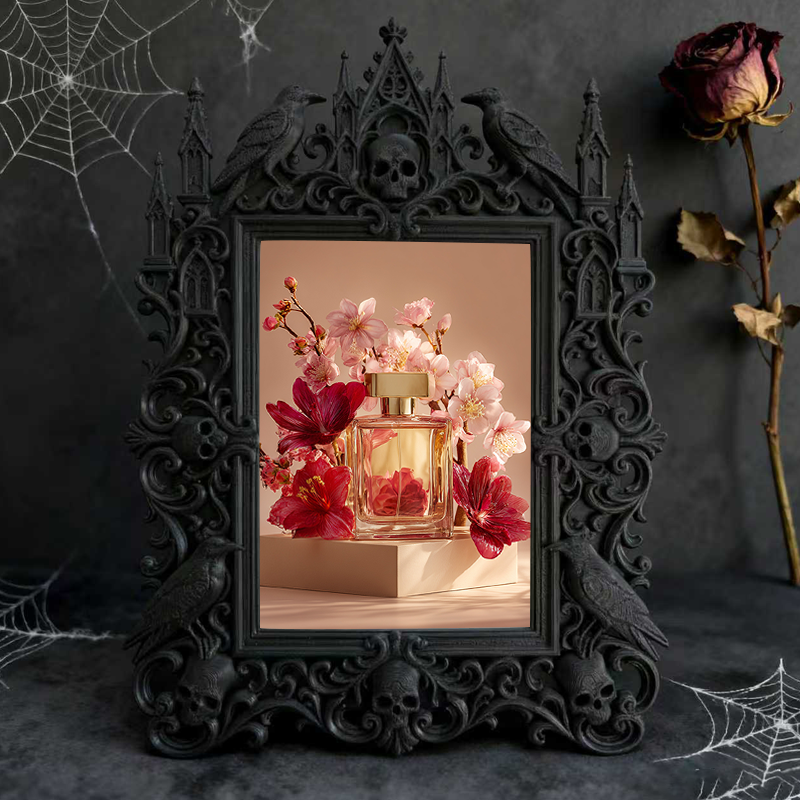 Gothic Dark Frame | Bar Exit Corner Photo Frame, Waterproof Plastic, Dual-use