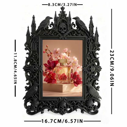 Gothic Dark Frame | Bar Exit Corner Photo Frame, Waterproof Plastic, Dual-use