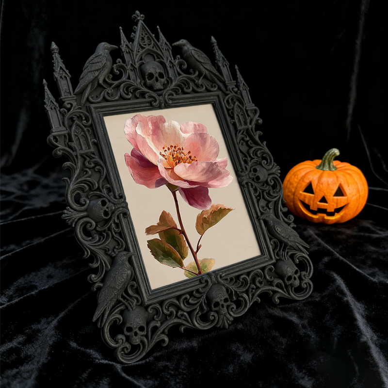 Gothic Dark Frame | Gothic Bar Waiting Area Photo Prop, Dual-use, Waterproof Plastic