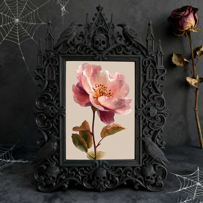 Gothic Dark Frame | Gothic Bar Waiting Area Photo Prop, Dual-use, Waterproof Plastic