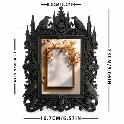 Gothic Dark Frame | Home Theater Wall Decor, Photo Ornament, Wall/Tabletop