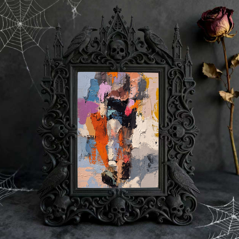 Gothic Dark Frame | Walk-in Closet Decor, Photo Display, Waterproof Plastic