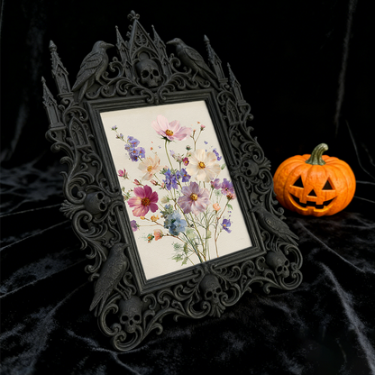 Gothic Dark Frame | Tarot & Divination Shop Decor, Photo Holder, Wall/Tabletop