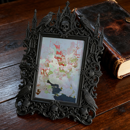 Gothic Dark Frame | Bookstore Nook Decor, Photo Display, Dual-use