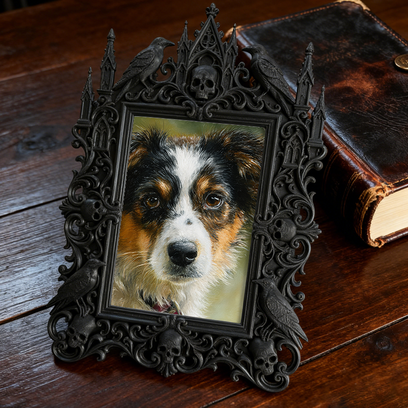 Gothic Dark Frame | Perfume Shop Decor, Photo Holder, Dual-use