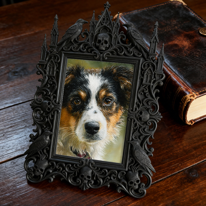 Gothic Dark Frame | Perfume Shop Decor, Photo Holder, Dual-use