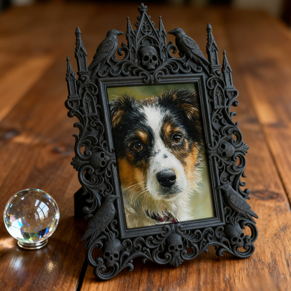 Gothic Dark Frame | Perfume Shop Decor, Photo Holder, Dual-use