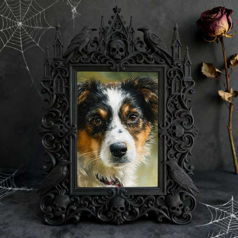 Gothic Dark Frame | Perfume Shop Decor, Photo Holder, Dual-use