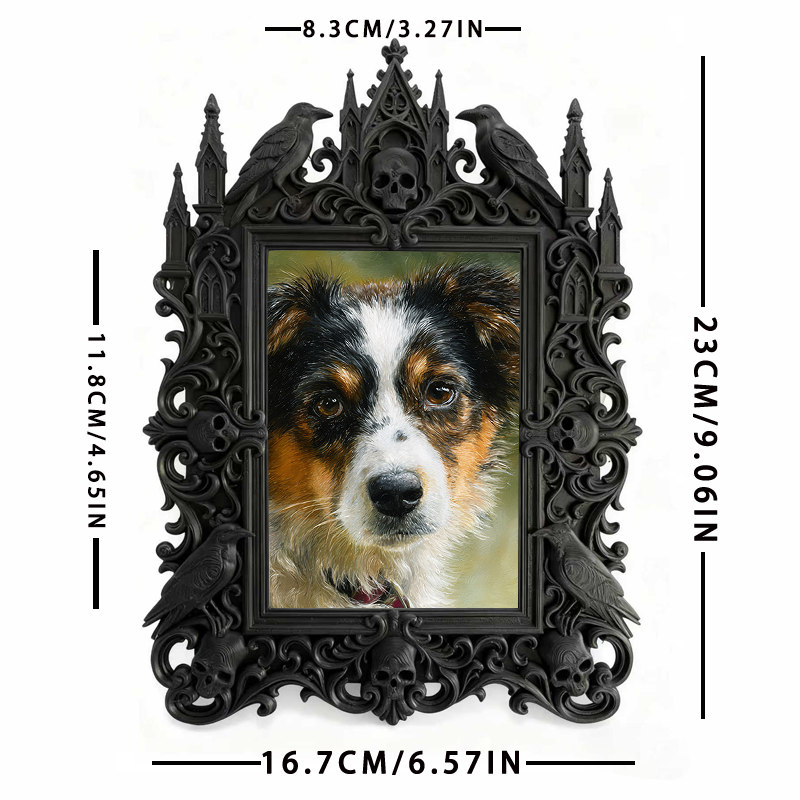 Gothic Dark Frame | Perfume Shop Decor, Photo Holder, Dual-use