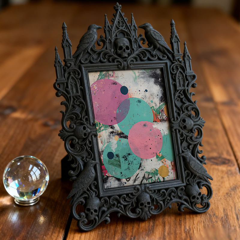Gothic Dark Frame | Skate Shop Decor, Photo Display, Waterproof Plastic